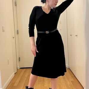 Ralph Lauren Black Sweater Dress
